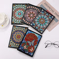 Wholesale 50 Pages Diy Special Shaped Diamond Painting Notebook Flower Rose Diamond Embroidery Cross Stitch Diary Book