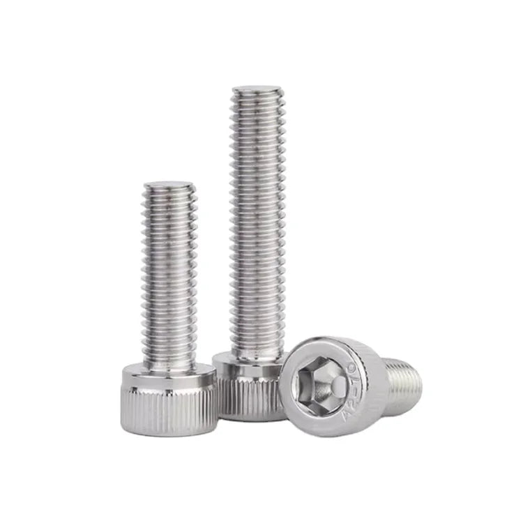 DIN912 A2-70 304 Stainless Steel Allen Socket Cap Head Bolt M5 Cup Head Hex Socket Thumb Screw Length 100mm-200mm