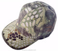 Wholesale Structured 6 Panel Rip Stop Green Python Desert Camouflage Sports Hat
