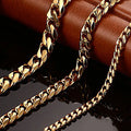 European American Trend Six-Sided Grinding Stainless Steel Necklace for  Women Fashion Domineering Cuban Chain Inspired Hip-Hop