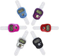 Finger Counters - 5 Digital LED Electronic Finger Counter Mechanical Manual Clicker Number Lap Tracker Tally Counter