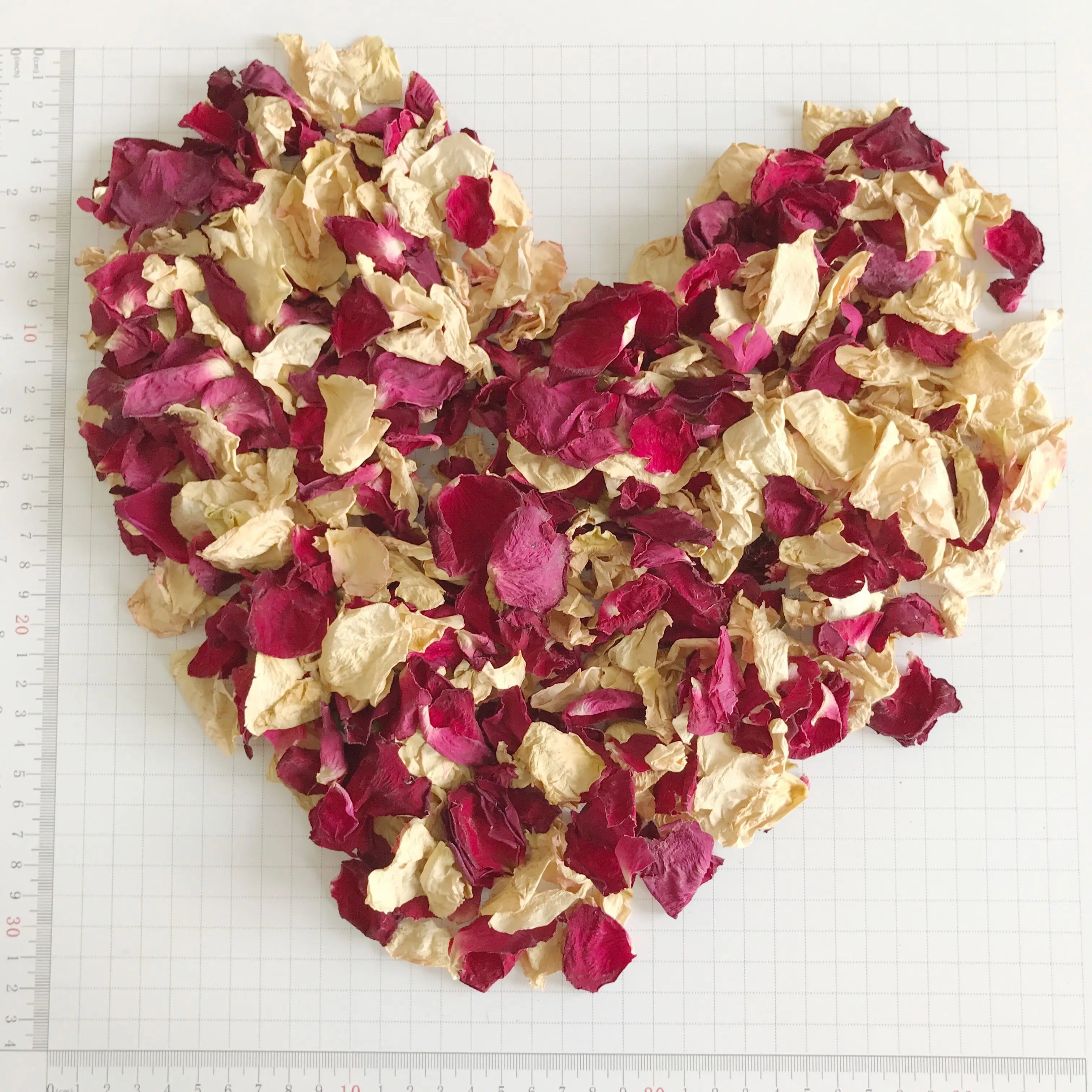 WD07 100% Natural Real Dried Red and pink Mixed Colors Rose Petals for Bath Soap Making Candle Making Wedding