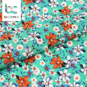 2026 Wholesale Customize New Digital Printing Floral 100% Cotton Fabric for Women Clothing