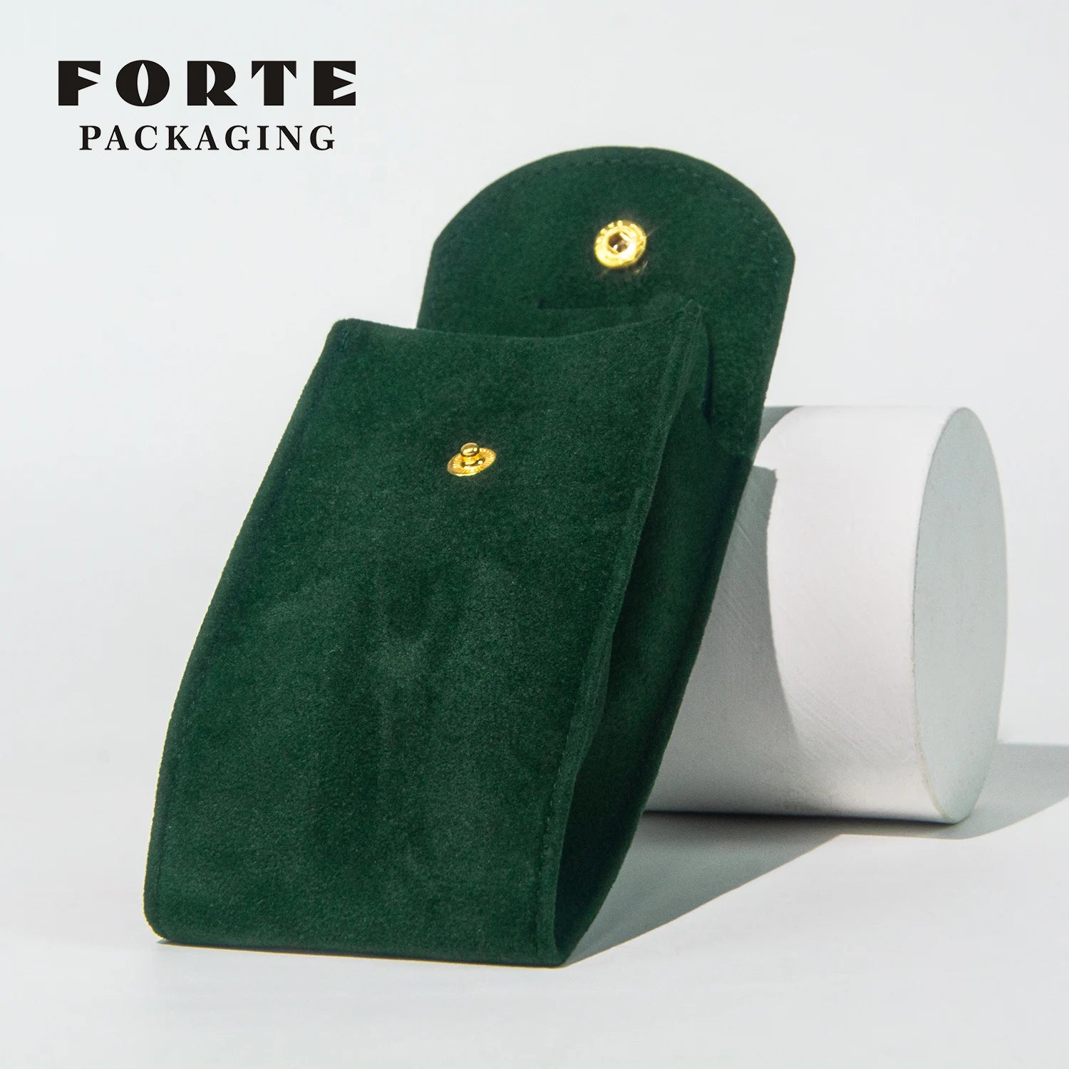 Forte Customized logo Watch Velvet Bag Luxury Jewelry Box Packaging Watch Bracelet Jewelry Box