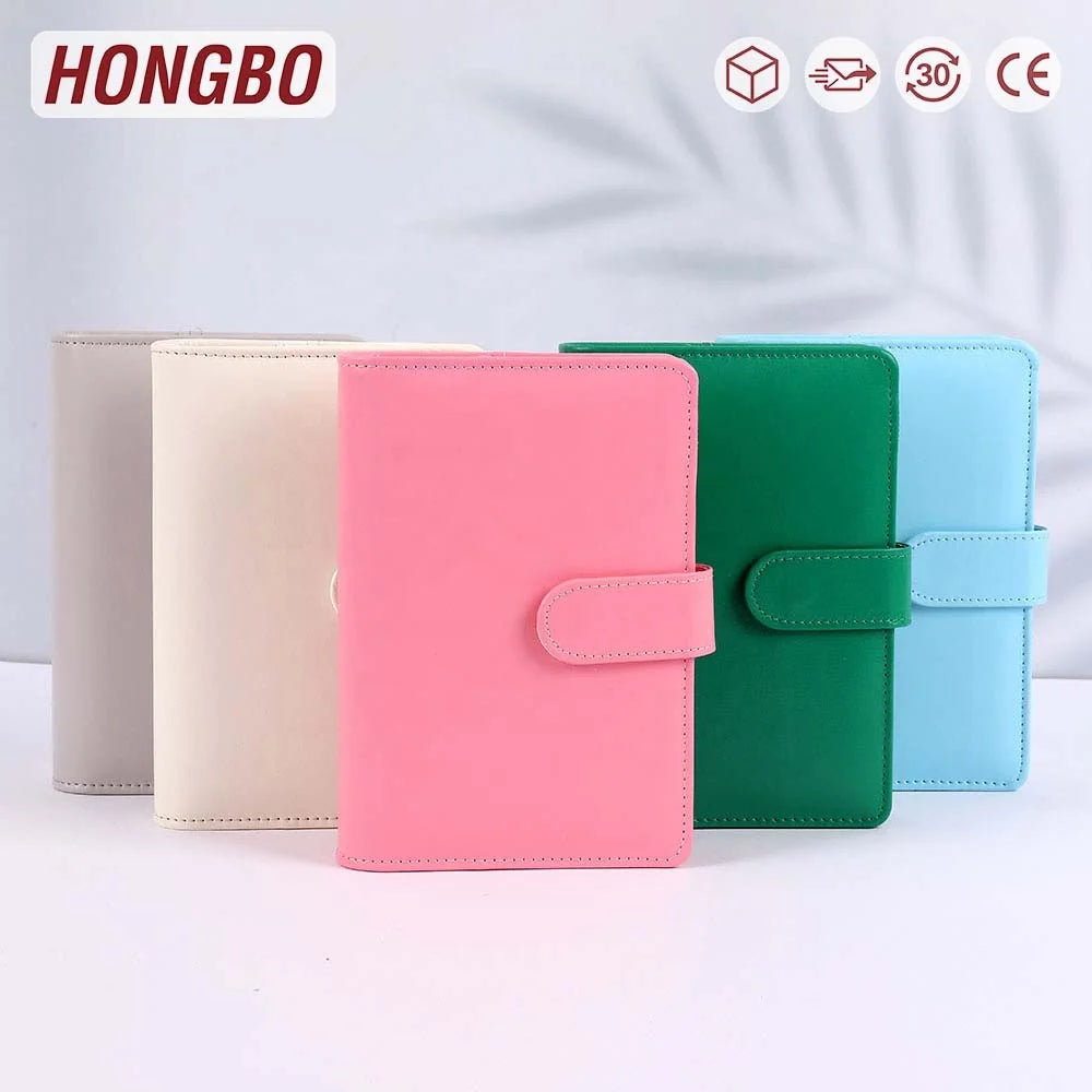 Hongbo 11-Color A6 Basic Planner New Release Budget Binder Spiral Binding Fabric Cover Money Cash Bill Organization Envelopes