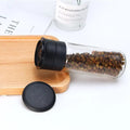 XJR 100ml Mini Salt & Pepper Spice Grinder Eco-Friendly Food Grade Plastic Manual Mill with Rotary Knob