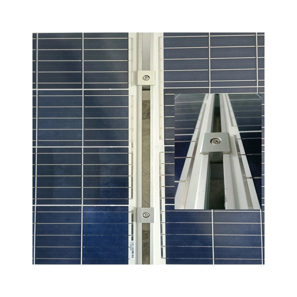 Special Design Aluminum Metal Roof Solar Panel Middle Clamp Widely Used for Solar Mounting System