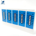 6 Level PET  High Temperature Heat Sensitive 38-160 Degree Color Changing Indicator Strip Sticker Label