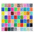 Hot Selling 72 Color 10800 Flat Polymer Soft Clay Beads DIY Handmade Necklace Bracelet Set Box