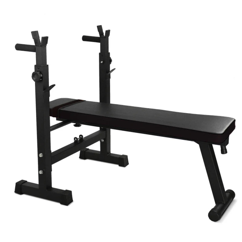 CooSport Fitness Commercial Foldable Portable Weightlifting Bed Home Gym Equipment Adjustable Dumbbell Bench Press Safety