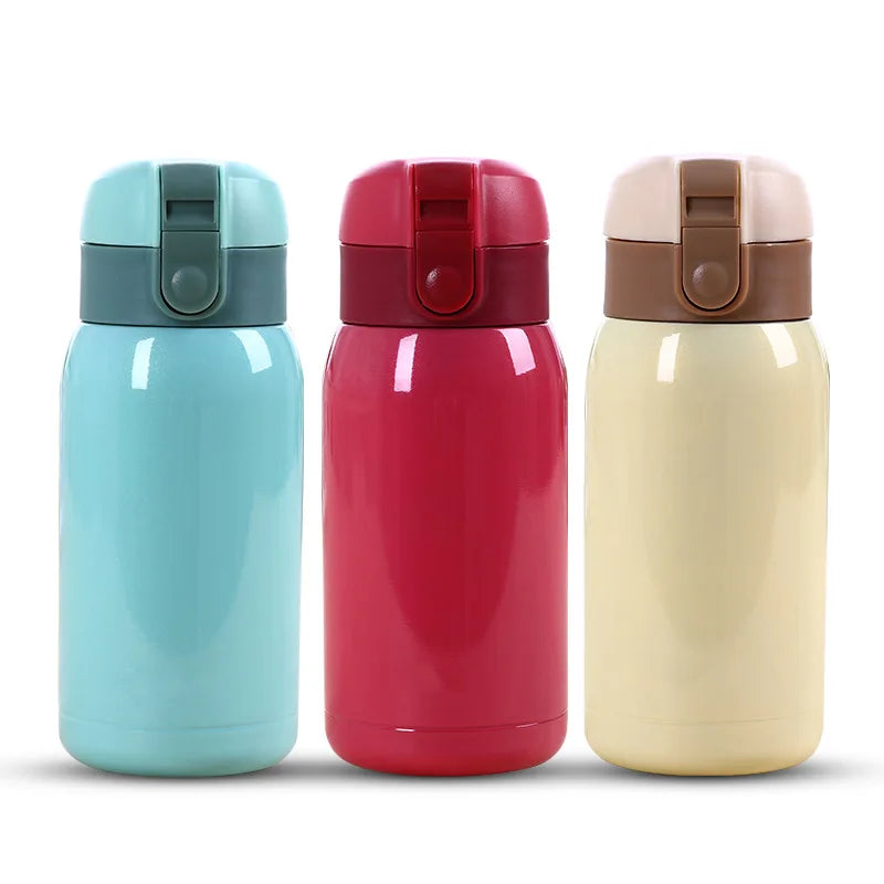 Modern Mini Insulated 304SS Leakproof Cute Vacuum Flask Perfect for Kids Bags Cold Thermos Water Bottle
