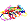 Customized Festival Sport Events Silicone Wristband Embossed Silk Screen Printing Silicone Bracelets