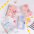 Cartoon Kawaiii Stationery Set School Cute PVC Cover Planner Diary Notebook for Kids MegaBDM