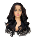 Best Seller Body Wave 13x4 Lace Front Human Hair Wigs Pre Plucked With Frontal Wig for Women Full 200% Density Natural Color