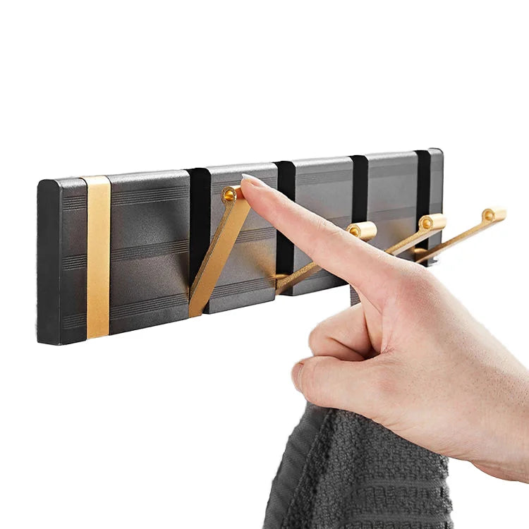 Zuogang Nordic Wall Mount Self-adhesive Kitchen Hook Rose Gold Hat Clothes Towel Hidden Hooks Wall Organisation