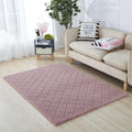 Modern Fashion Design Milly Faux Rabbit Fur Area Rugs and Carpets with Cotton Backing