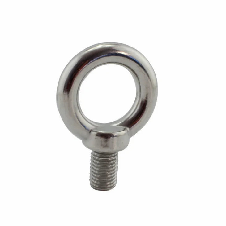 M3 M5 M6 M8 M10 DIN 580 Heavy Duty Stainless Steel M8 Marine Lifting Eye Screw Bolts Cycle Ring Hole Open Eye Hook Bolt