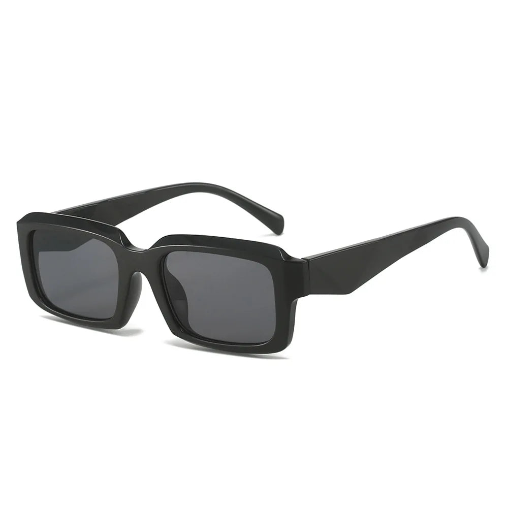 Lbashades 50226 Retro 90s Rectangle Sun Glasses 2024 Vintage Trendy Brand Designer Square Sunglasses Women Men