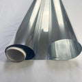 2 Mil 4ft X 100ft / 1.2m X 30.5m Reflective Aluminum Metalized Pet Film Mirror Metallic Foil Mylar Film Roll for Hydroponic Grow