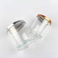 High Quality 420ml 200ml Clear Glass Candle Jars Machine Blown Wholesale Supply