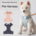 Fashion Luxury Soft No Pull Adjustable Pet Harness Set Custom Dog Cat Harness and Leash Set for Walking
