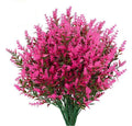 O-X366 Wholesale Outdoor Decorations Cheap Plastic Lavender Flowers Bunches Popular 5 Forks Artificial Lavender Flowers