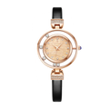 Fairwhale MOQ 1PCS  Brand Fashion Green Watch Inlay With  Real Diamonds Women  Wrist Watches