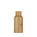 Wholesale Bamboo Round Amber Essential Oil Glass Container for Personal Skincare Products Packaging