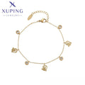 T000756713 XUPING JEWELRY 14K Gold Color Royal Stainless Steel Other Fine Fashion Friendship Jewelry Women Bracelet