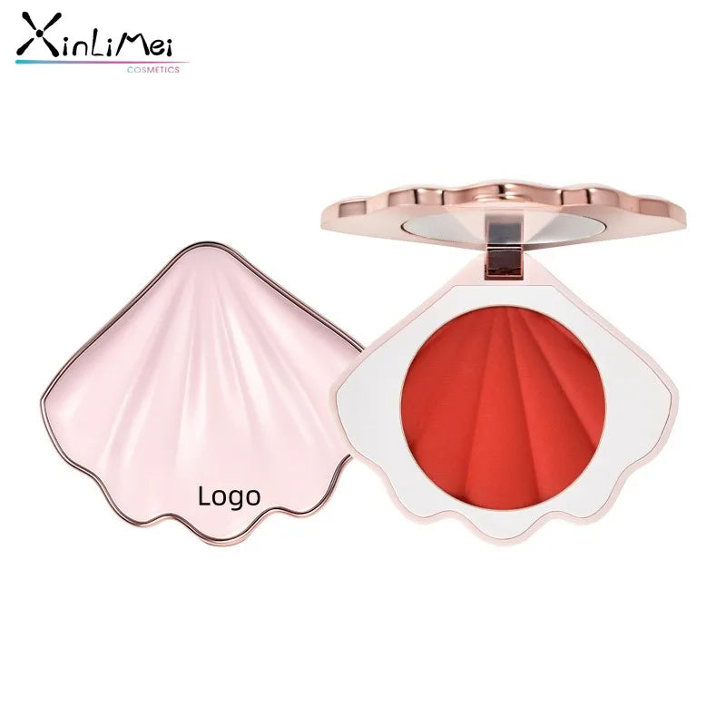 Custom Contour Blush Single Blusher Pressed Powder Palette Private Label Pink Makeup Blush Blusher
