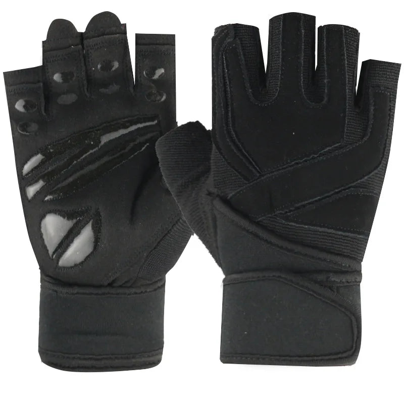 2026 Heavy Duty Half-Finger Gel Pad Gym Weight Lifting Sports Gloves Unisex Breathable Fitness Training Workout Wholesale