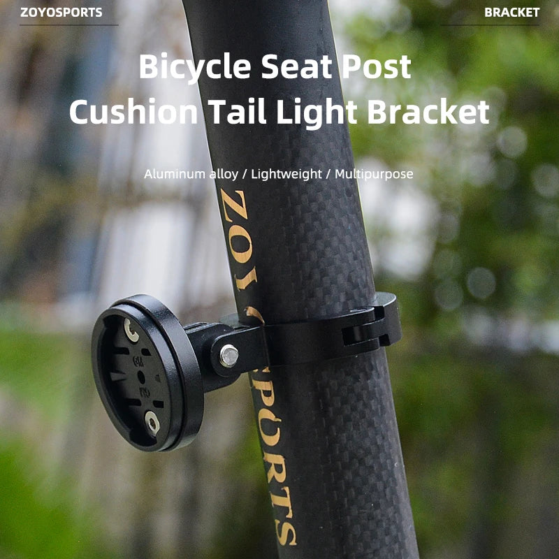 Bicycle Seatpost Mount Rear Lamp Stand Bicycle Seat Post Cushion Tail Light Bracket Bike Saddle Lamp Stand