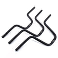 FMFXTR 25.4*580mm BMX Bicycle Handlebar Rise Heigh 120/160/210mm Folding Bicycle 6061 Aluminum Alloy Handlebar MTB Bicycle Parts