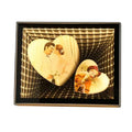 RubySub 3 in 1 Square Heart Sublimation Magic Mirror Blanks Custom Magic Mirror Photo Booth Led Frame