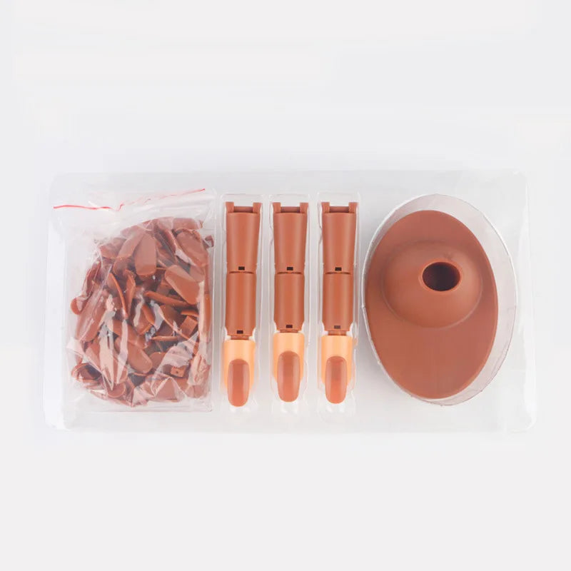 Professional Movable Nail Tools Kits Flexible Practice Hand for Acrylic Nails Training Made of Durable Plastic