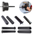 Barbell Bar Adapter Sleeve Convert 25 mm Bar or Posts to 48/50 mm Includes Removable End Cap for Longer Posts Gym Accessories