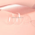 Medium Short Oval Gel Nail Transparent Soak Off Tips Flexible Artificial NEW Fingernail Art