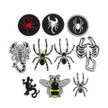 Iron on Embroidery Exquisite Scorpion Gecko Spider   Patch for Decoration