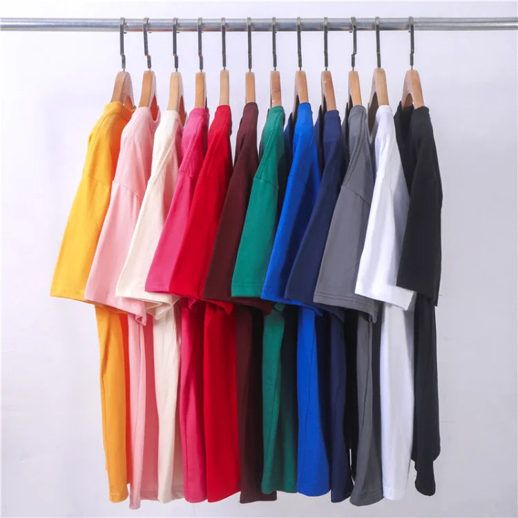 Custom Sublimation Logo Puff Printed 100% Cotton Knitted Regular Fit Men's T-Shirt