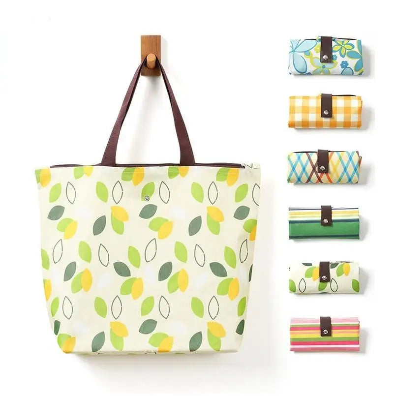 Qetesh Wholesale Reusable Shopping Bag Custom Printed Logo Packaging for Women Handbags Garbage Beach Bags