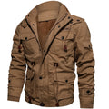 M-5XL Autumn and Winter Hoodie New Custom Logo Retro Thickened Warm Outdoor Motorcycle Plus Size Men's Casual Jacket