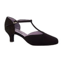 New Arrival Professional Latin Dance Sport Shoes for Women 5cm Heel Nubuck Black US Size 4-12 for Salsa & Ballroom Dance-EVK840