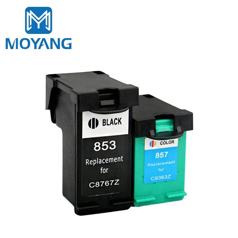 MoYang Compatible for Hp853 Hp857 XL Ink Cartridge Used for hp 853 857 6208/6310/6318/7208/9100/5748/6548/6848/9808 Printer