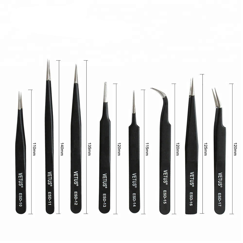 Lava Beauty Stainless Steel Eyelash Extension Tweezers with Custom Logo for Volume Lash Extensions