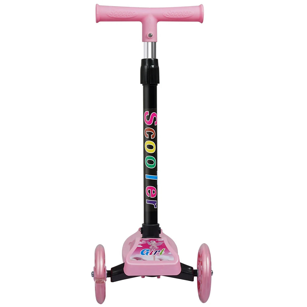 Baby Products Toys Foldable Scooter Kids PU Light-Up 3 Wheels Music Children Kick Scooter Push Kids' Scooters for Girls Boys