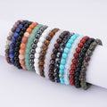 Factory Sales 6MM Healing Jade Sandstone Agate Natural Gemstone Natural Stone Bracelets for Women
