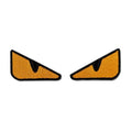 Small Monster Demon Eye Eco-Friendly Fabric Resin Sequins Embroidery Patches with Hook and Loop