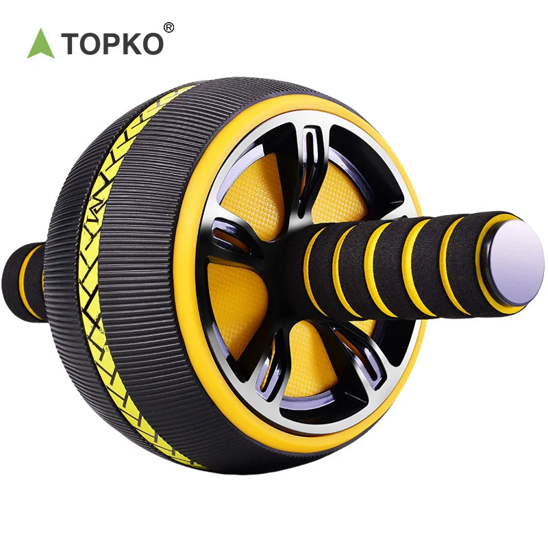 TOPKO Hot Sales Strength Training Abdominal Muscle Roller for Home Gym Use Exercise Equipment Fitness Abdominal Wheel