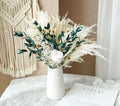 Every Love Nature White Decorative Vase 17" Tall Dried Flowers Reed Ideal for Home Decor Wedding Decor Plant