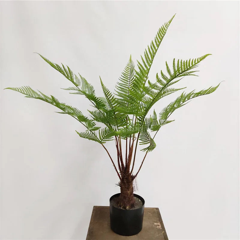 Newest Decorative Artificial Greenfern Plant Artificial New Fern Tree Plant Home Decoration